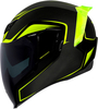 Icon Airflite Crosslink,  integral helmet,  color: Blue/Black,  size: XL