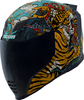 Icon Airflite Mips Edo,  full face helmet,  color: Grey/Blue/Orange,  size: L