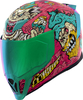 Icon Airflite Mips Snack Attack,  full face helmet,  color: Pink/Blue/Yellow,  size: L