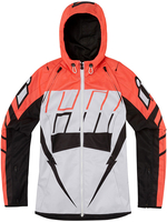 Icon Airform Retro,  textile jacket women,  color: Light Red/White/Black,  size: M