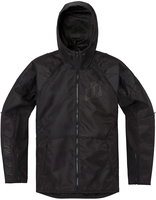 Icon Airform,  textile jacket,  color: Black,  size: XXL
