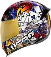 Icon Airframe Pro Luckylid 3,  integral helmet