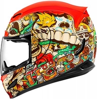 Icon Airmada Dia De Los Muertos,  integral helmet