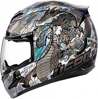 Icon Airmada Legion,  integral helmet
