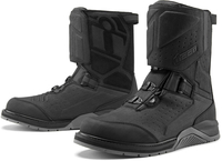 Icon Alcan,  boots waterproof,  color: Black/Grey,  size: 9 US