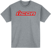 Icon Clasicon,  t-shirt,  color: Grey/Red,  size: L