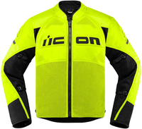 Icon Contra 2,  textile jacket,  color: Neon-Yellow/Black,  size: M