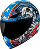 Icon Domain Revere Glory,  full face helmet,  color: Blue/Grey/Red,  size: L