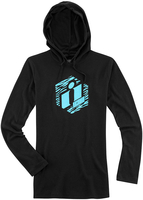 Icon Hexazebra,  hoody women,  color: Black,  size: XXL