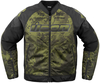 Icon Overlord3 Magnacross,  textile jacket,  color: Green/Black,  size: L