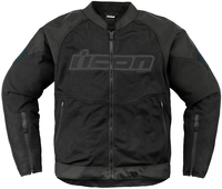Icon Overlord3 Mesh,  textile jacket,  color: Black/Grey,  size: S