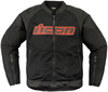 Icon Overlord3 Mesh,  textile jacket,  color: Black/Grey/Red,  size: M