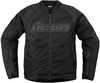Icon Overlord3,  textile jacket,  color: Black/Grey,  size: S