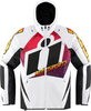 Icon Quarterflash,  textile jacket,  color: White/Black/Pink/Orange,  size: M