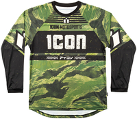 Icon Tiger’s Blood,  jersey,  color: Green/Black/White,  size: S