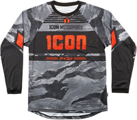Icon Tiger’s Blood,  jersey,  color: Grey/Black/Orange,  size: S