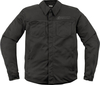 Icon Upstate Mesh,  textile jacket,  color: Black,  size: XL