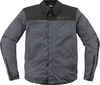 Icon Upstate Mesh,  textile jacket,  color: Grey/Black,  size: L