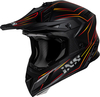 IXS 189FG 2.0,  motocross helmet,  color: Matt Black/Red/Yellow,  size: S