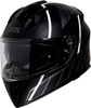IXS 217 2.0,  integral helmet,  color: Matt Black/Grey/White,  size: L