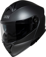 IXS 301 1.0,  flip up helmet,  color: Matt-Grey,  size: S