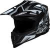 IXS 363 2.0,  cross helmet,  color: Matt Black/Grey/White,  size: XS