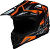 IXS 363 2.0,  cross helmet,  color: Matt Black/Orange/Grey,  size: XL