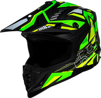 IXS 363 2.0,  motocross helmet,  color: Matt Black/Neon-Yellow/Neon-Green,  size: XS