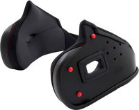 IXS 912,  cheek pads,  color: Black,  size: XXL