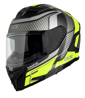 IXS 912 SV 2.0 Blade,  full face helmet,  color: Matt Black/Grey/Neon-Yellow,  size: XL