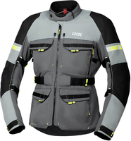 IXS Adventure GTX,  textile jacket Gore-Tex,  color: Grey/Silver/Black,  size: 5XL