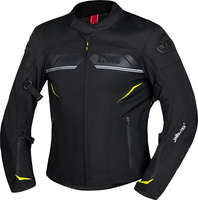 IXS Carbon-ST,  textile jacket waterproof,  color: Black,  size: Short 5XL