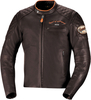 IXS Eliott,  leather jacket,  color: Brown/Orange,  size: 52