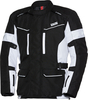 IXS Evans ST,  textile jacket,  color: Black/White,  size: 4XL