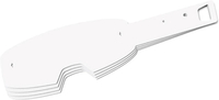IXS Hack/Trigger,  Tear-Offs,  color: Clear,  size: 20 pcs.