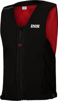 IXS IPRO 1.0,  airbag vest,  color: Black/Red,  size: XXL/3XL