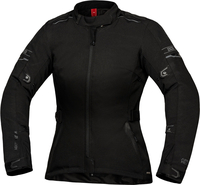 IXS Lane ST-Plus,  textile jacket waterproof women,  color: Black,  size: L