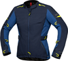 IXS Lane ST-Plus,  textile jacket waterproof women,  color: Dark Blue/Blue/Yellow,  size: 3XL