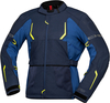 IXS Lennox-ST,  textile jacket waterproof,  color: Dark Blue/Blue/Yellow,  size: L