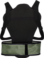 IXS RS-10,  back protector,  color: Black/Green,  size: M