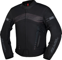 IXS RS-400 3.0,  textile jacket waterproof,  color: Black,  size: M