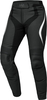 IXS RS-600 1.0,  leather pants women,  color: Black/White,  size: 44