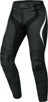 IXS RS-600 1.0,  leather pants women,  color: Black/White,  size: 46