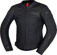 IXS RS-600 2.0,  leather jacket perforated,  color: Black,  size: 52