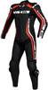 IXS RS-800 1.0,  leather suit 1pcs.,  color: Black/Red/White,  size: 102