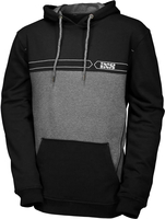 IXS Team,  hoody,  color: Black/Grey,  size: S