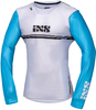 IXS Trigger 4.0,  jersey,  color: Light Grey/Turquoise,  size: XL