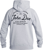 John Doe JD Lettering,  hoodie,  color: Grey/Black,  size: XL