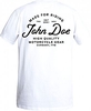 John Doe JD Lettering,  t-shirt