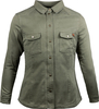 John Doe Motoshirt Basic,  blouse/jacket women,  color: Dark Green,  size: M